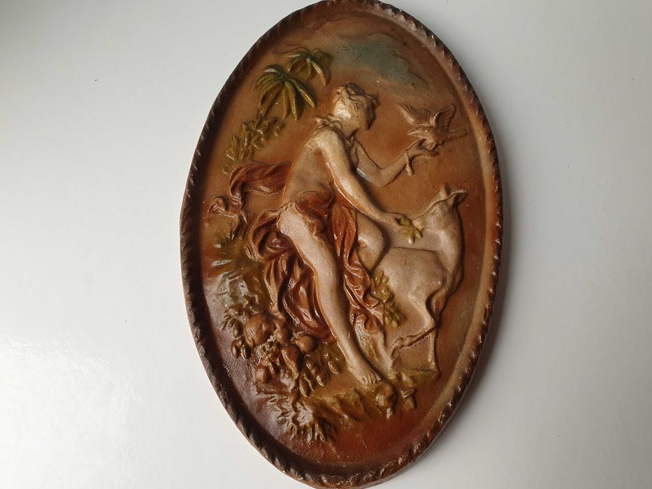 барильєф  декоративне настінне панно, картина "Німфа" Карл Штеррер