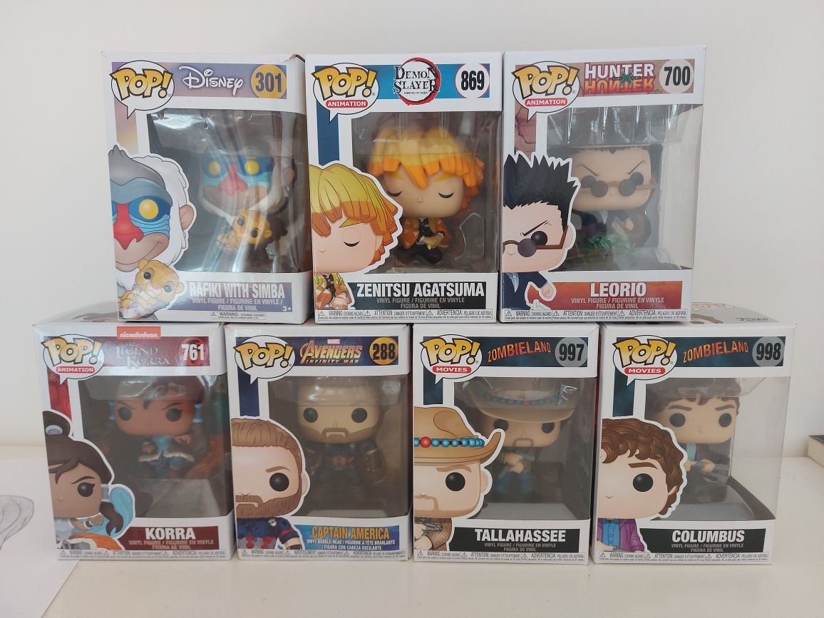 Funko pop- Disney anime filmes