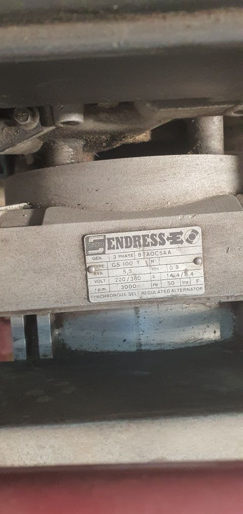 Agregat prądotwórczy endress 5.5 kva silnik briggs Stratton