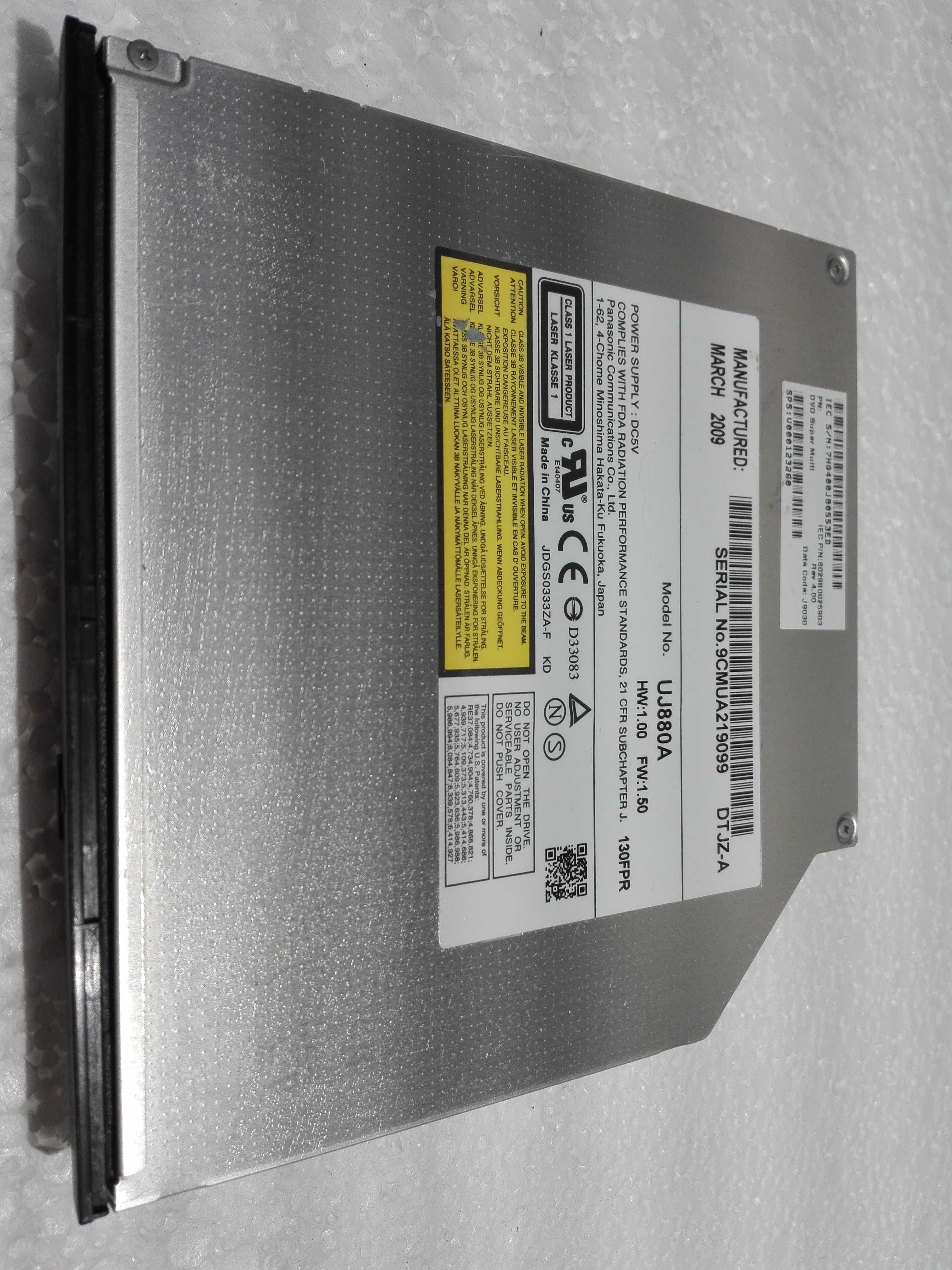 Leitor de dvd e cd para computador portátil