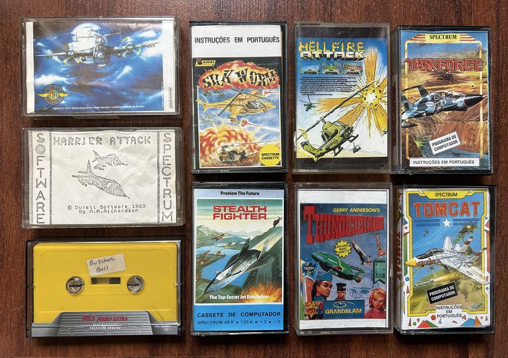Lote de 114 jogos ZX Spectrum