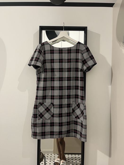 Summer Plaid dress with pockets/letni Sukienka w kratę z kieszeniami
