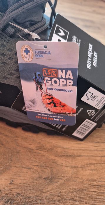 HiMountain Shelby wysokiej trekkingowe buty męskie wodoodporne 44 nowe