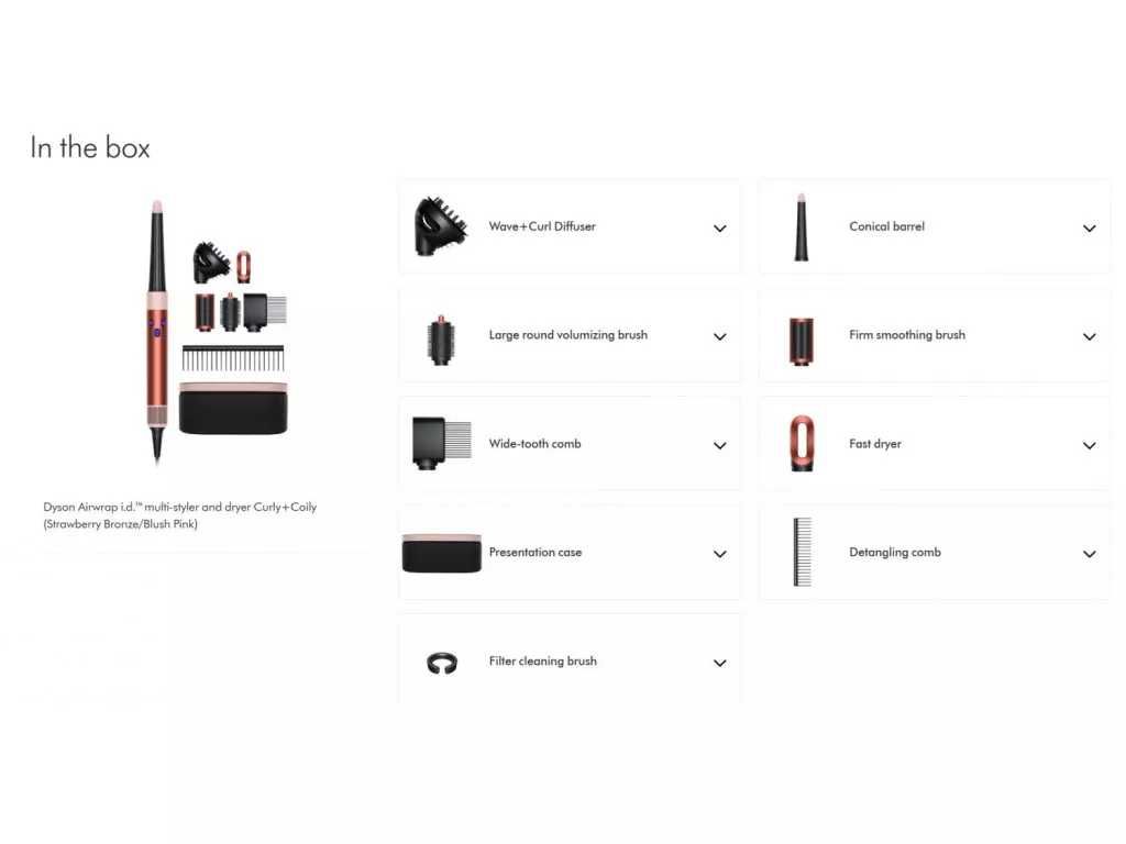 Dyson Airwrap i.d. Multi-Styler and Dryer Curly to Coily - Strawberry