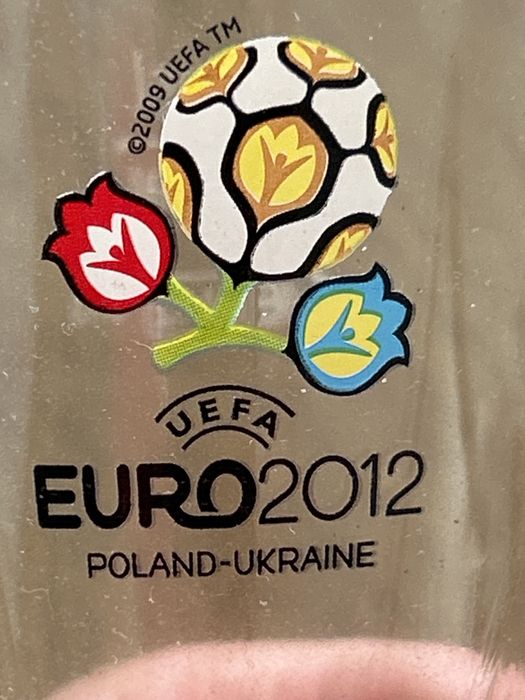 Copo cerveja Carlsberg Euro 2012 futebol