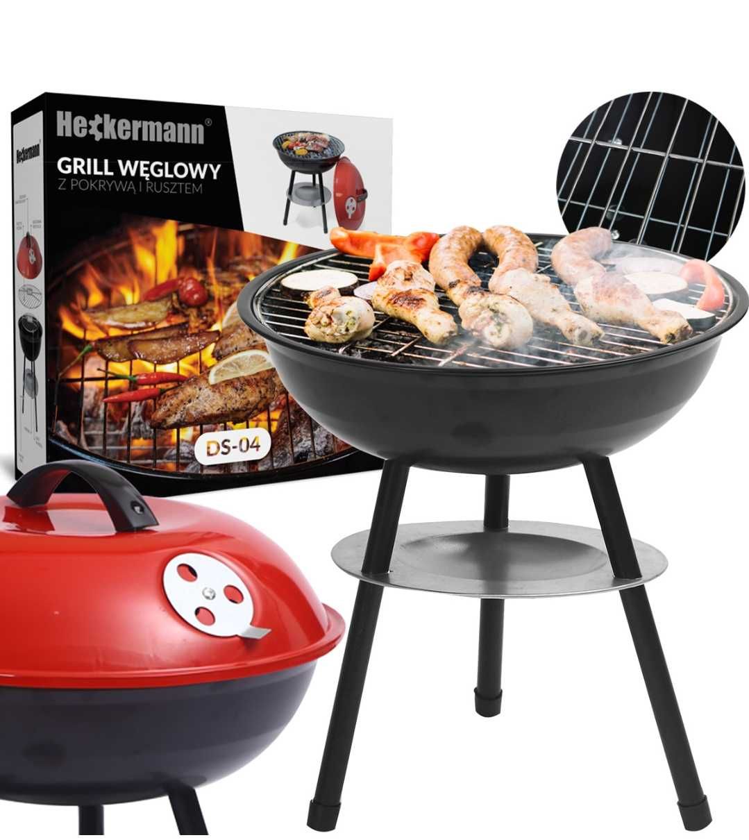 Grill węglowy ogrodowy, nowy