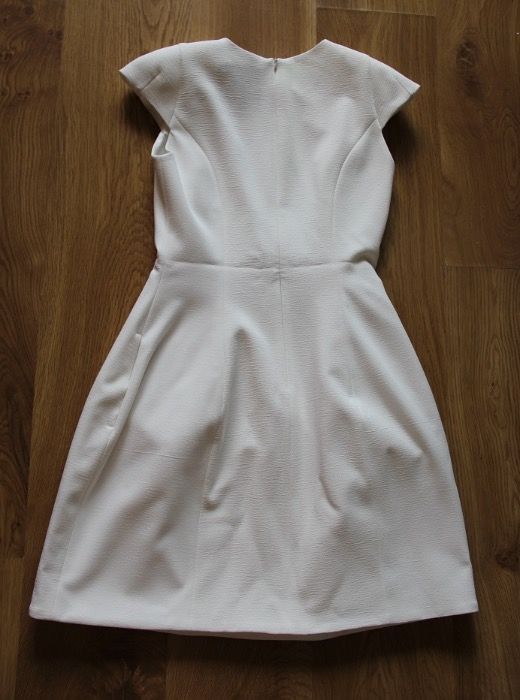 SIMPLE biała sukienka suknia ślub ślubna 34 XS 36 S