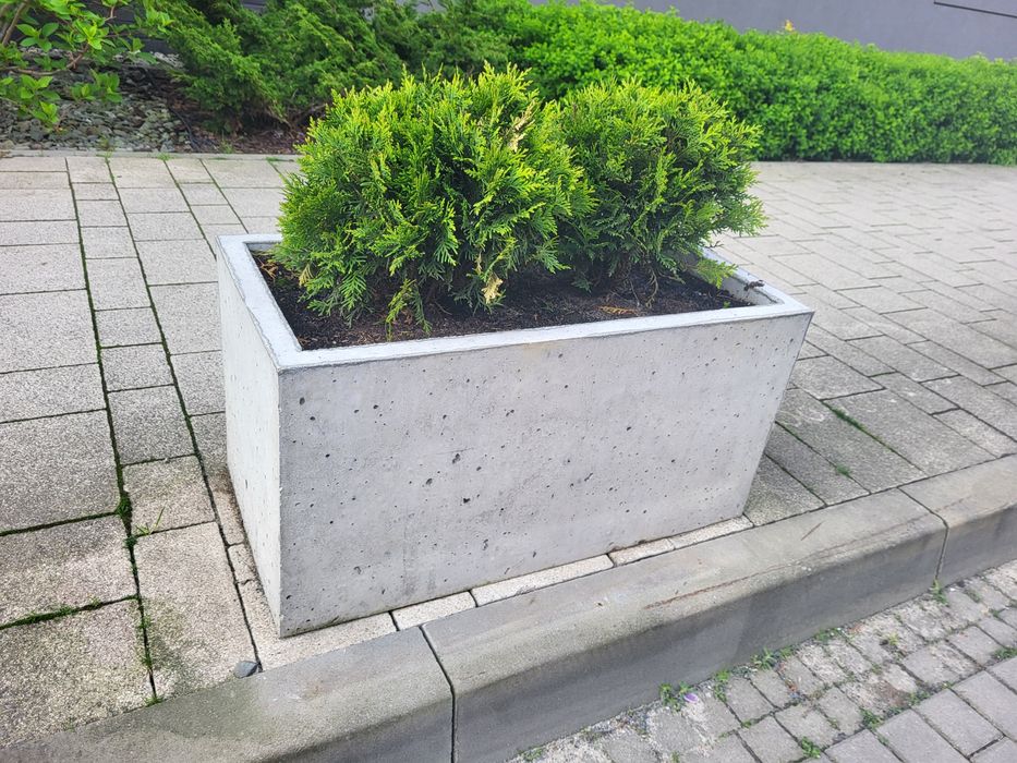 Donica betonowa 60x60x60 Duża  Donica ogrodowa Donice betonowe