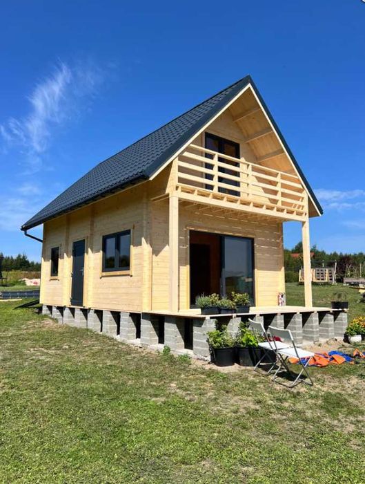 Nowoczesny dom BERGAMO - pod klucz, tanio, z płytą fundementową, 75m2