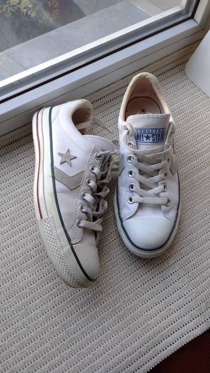 Кроссовки Adidas Converse, кожа, размер 39, стелька 25 см