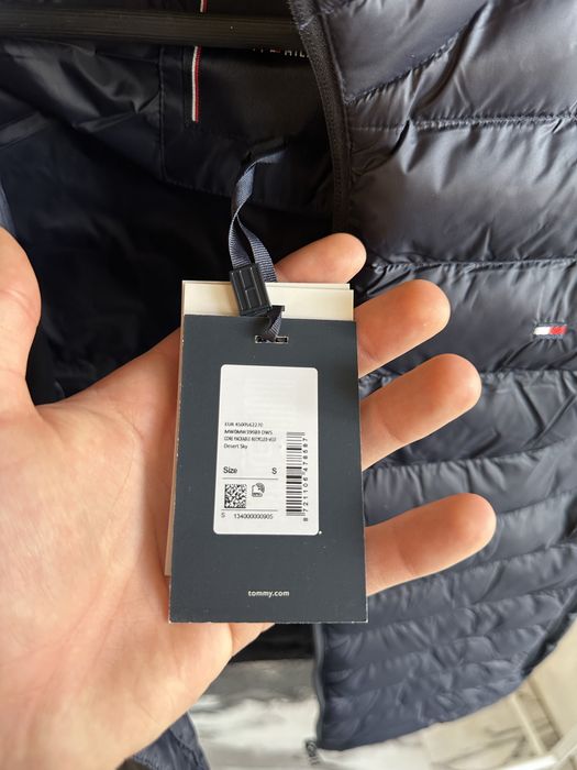 Чоловічий жилет Tommy Hilfiger CORE PACKABLE RECYCLED VEST безрукавка