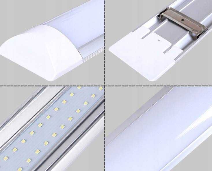 Lampa Led Garażowa Panel Świetlówka 120 cm Barwa zimna lub Neutralna