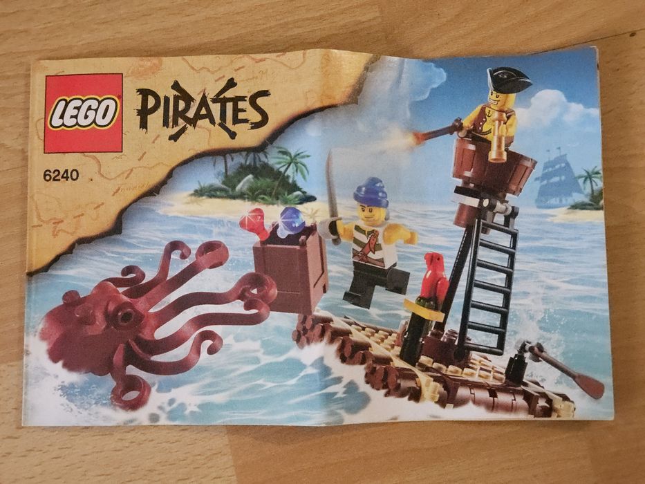 Zestaw LEGO Pirates 6240 Kraken Attackin wraz z instrukcją