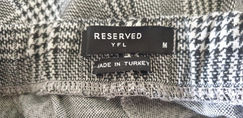 Spodnie Damskie w kratkę Reserved r.S/M