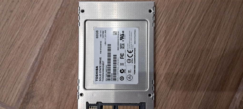 Жорсткий диск HDD 3.5" 400gb та 1tb, SSD 2.5" 60gb