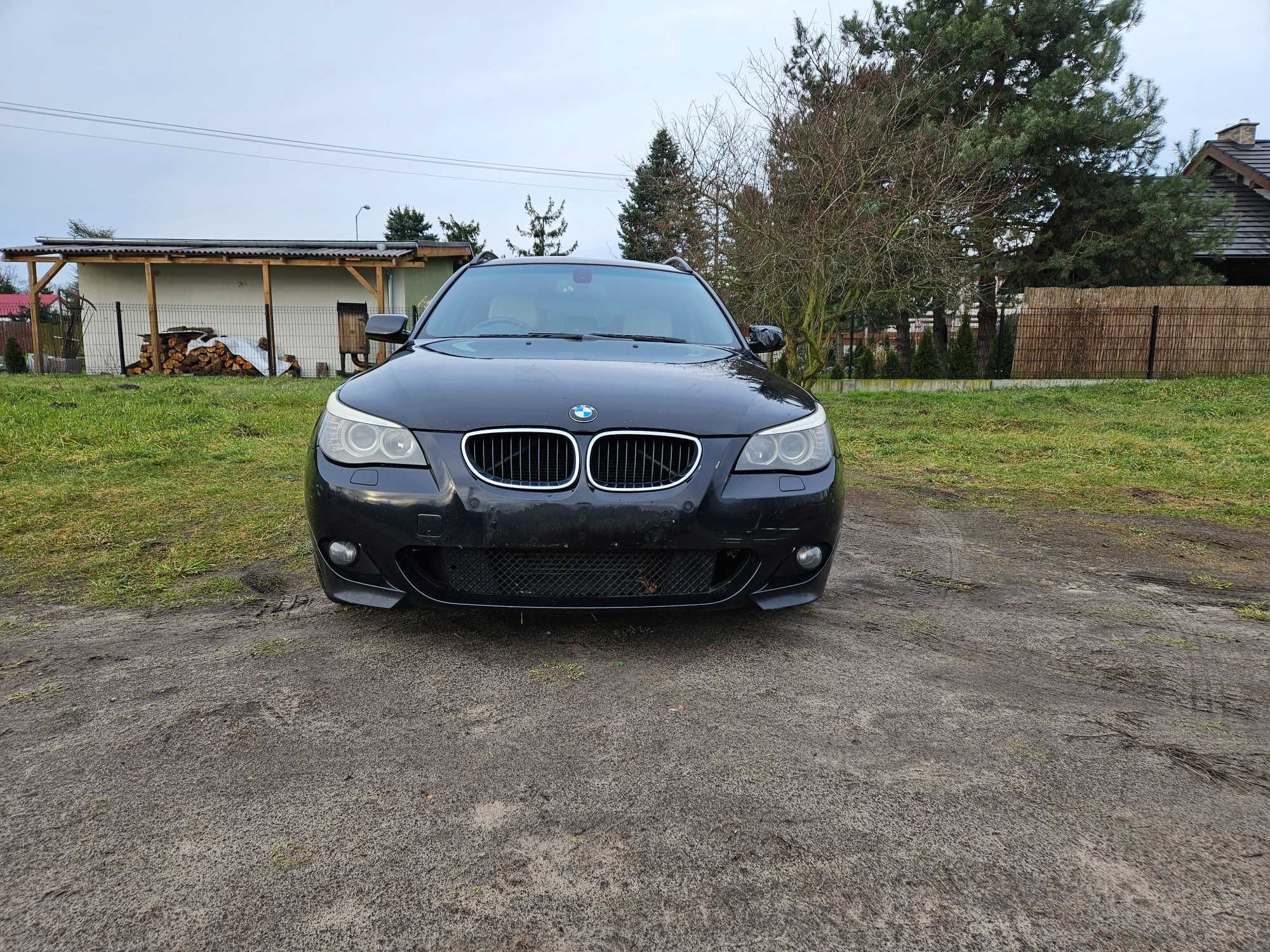 Bmw e61 lci m-pak 2.0d 177km automat carbonschwarz wszystkie czesci