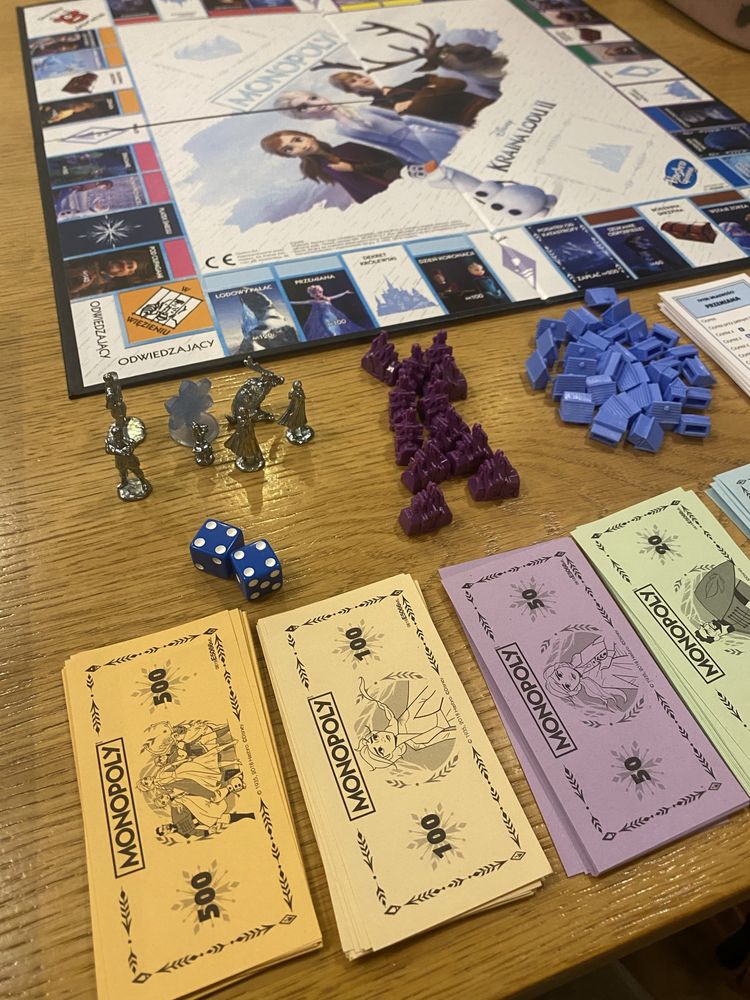 Gra planszowa Monopoly Frozen II / Kraina lodu 2