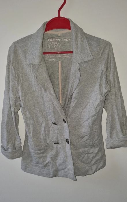 Marynarka sportowa szara damska Denim Co rozmiar M