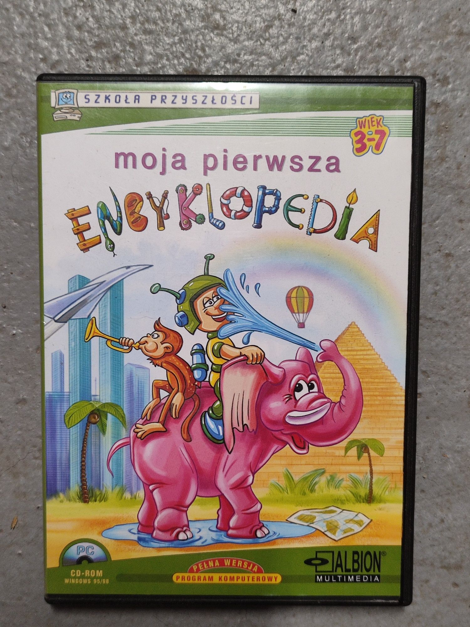 Moja pierwsza encyklopedia 3-7 lat CD program komputerowy