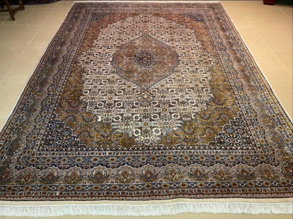 Indo Bidjar 357 # 250 Perski dywan ręcznie tkany - wełniany