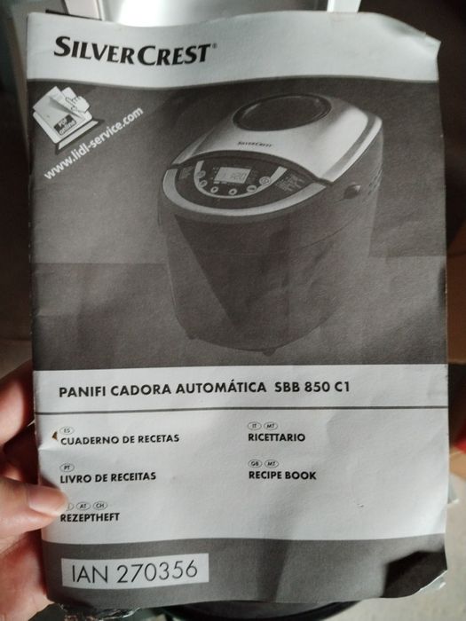 Maquina de fazer pão
