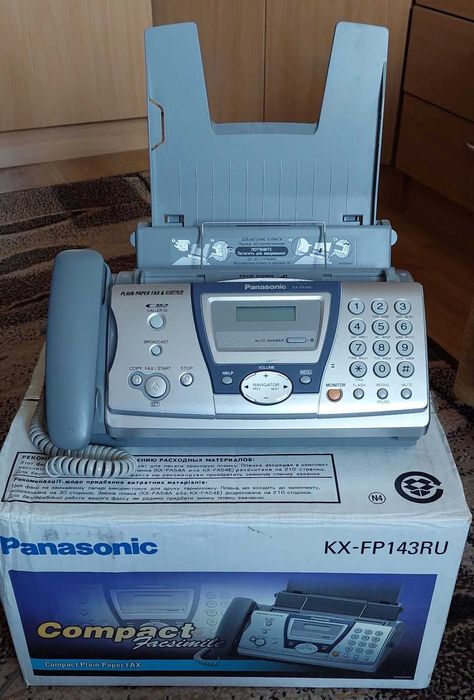 Телефон Факс на папері А4