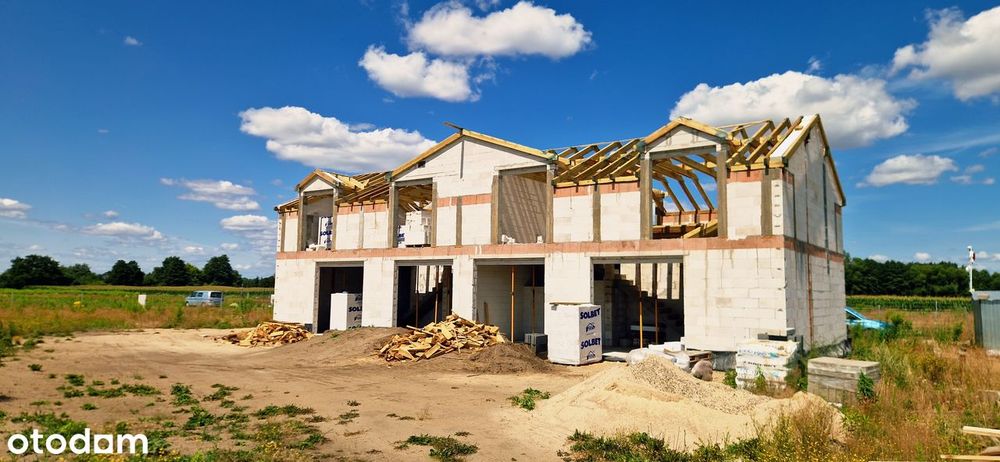 Dom bliźniak 154 m2 pompa ciepła, fotowoltaika, klimatyzacja