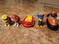 Conjunto de bonecos da patrulha pata com carrinho adicional