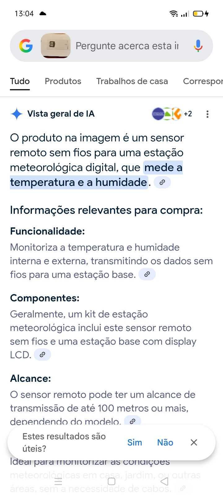 Sensor sem fios+Artigos. Oportunidades