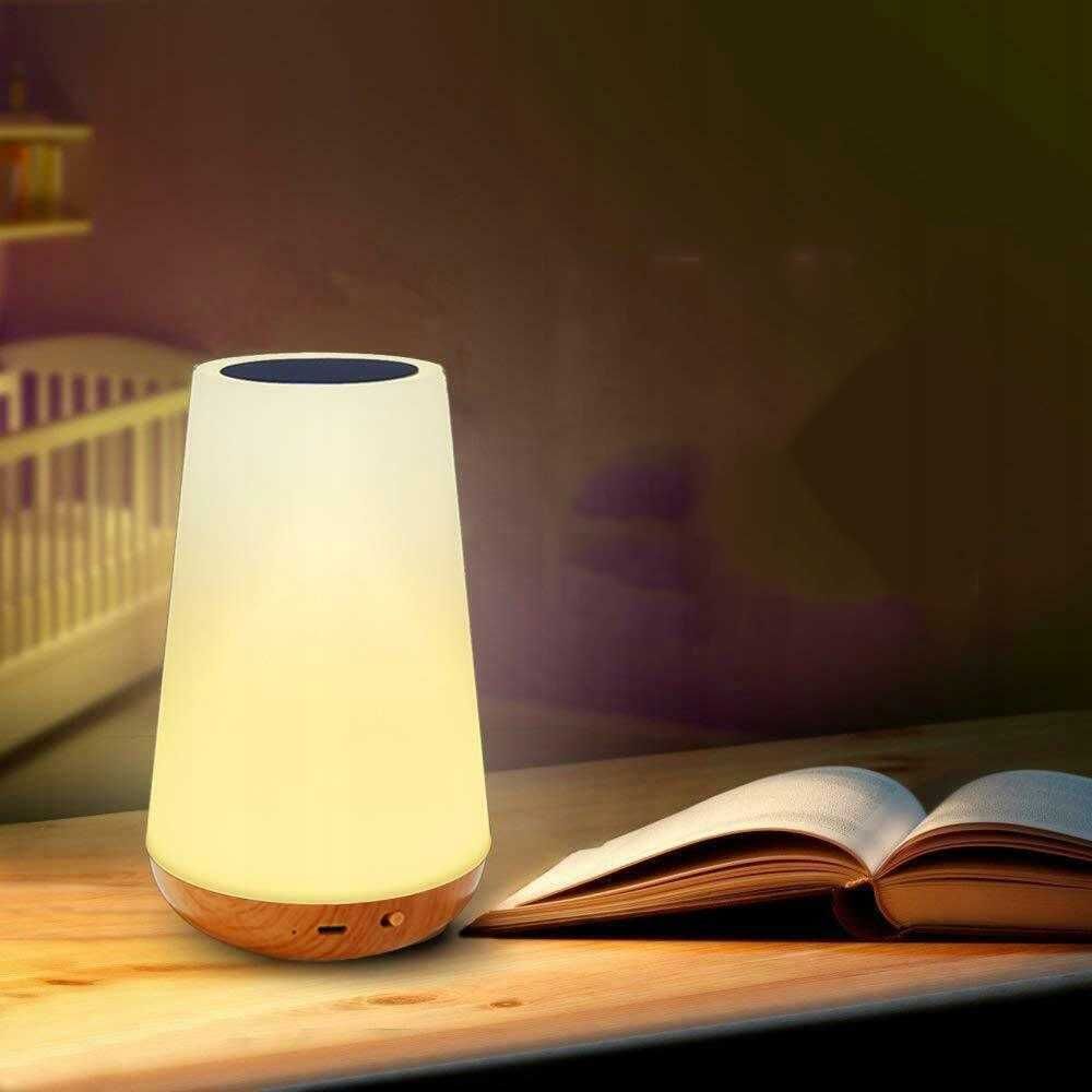 Kolorowa Lampka Nocna LED | Zdalne Sterowanie + Dotyk | Timer |