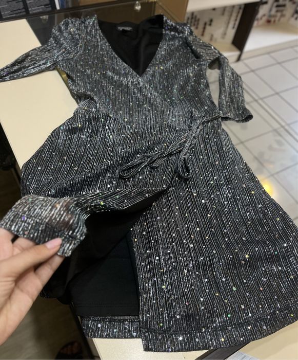 Сукня срібна від TOP SHOP