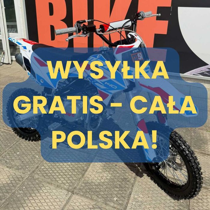 Nowy Cross Pit Bike MRF 140 RC-Z  - Wysyłka GRATIS cała Polska!