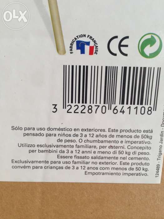 Vendo Baloiço tipo monosurf novo na caixa de exterior para Criança.