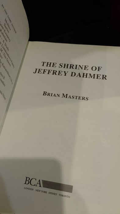The Shrine of Jeffrey Dahmer - Brian Masters