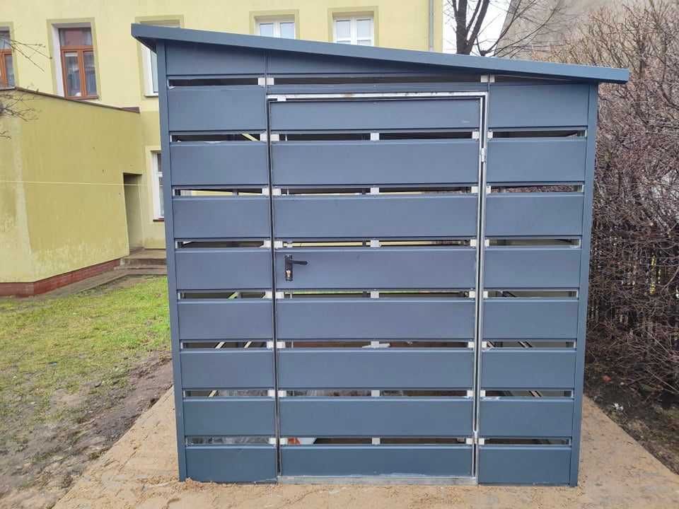 Wiata śmietnikowa panelowa 2x3 OKAZJA