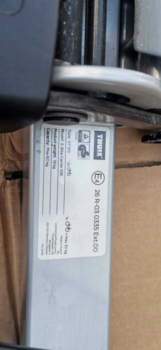 Thule E-Bike Carrier 936 Bagażnik rowerowy na 2 rowery elektryczne