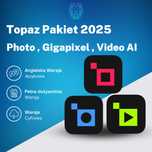 Topaz Pakiet programów 2025 - Photo , Video , Gigapixel AI Win / Mac