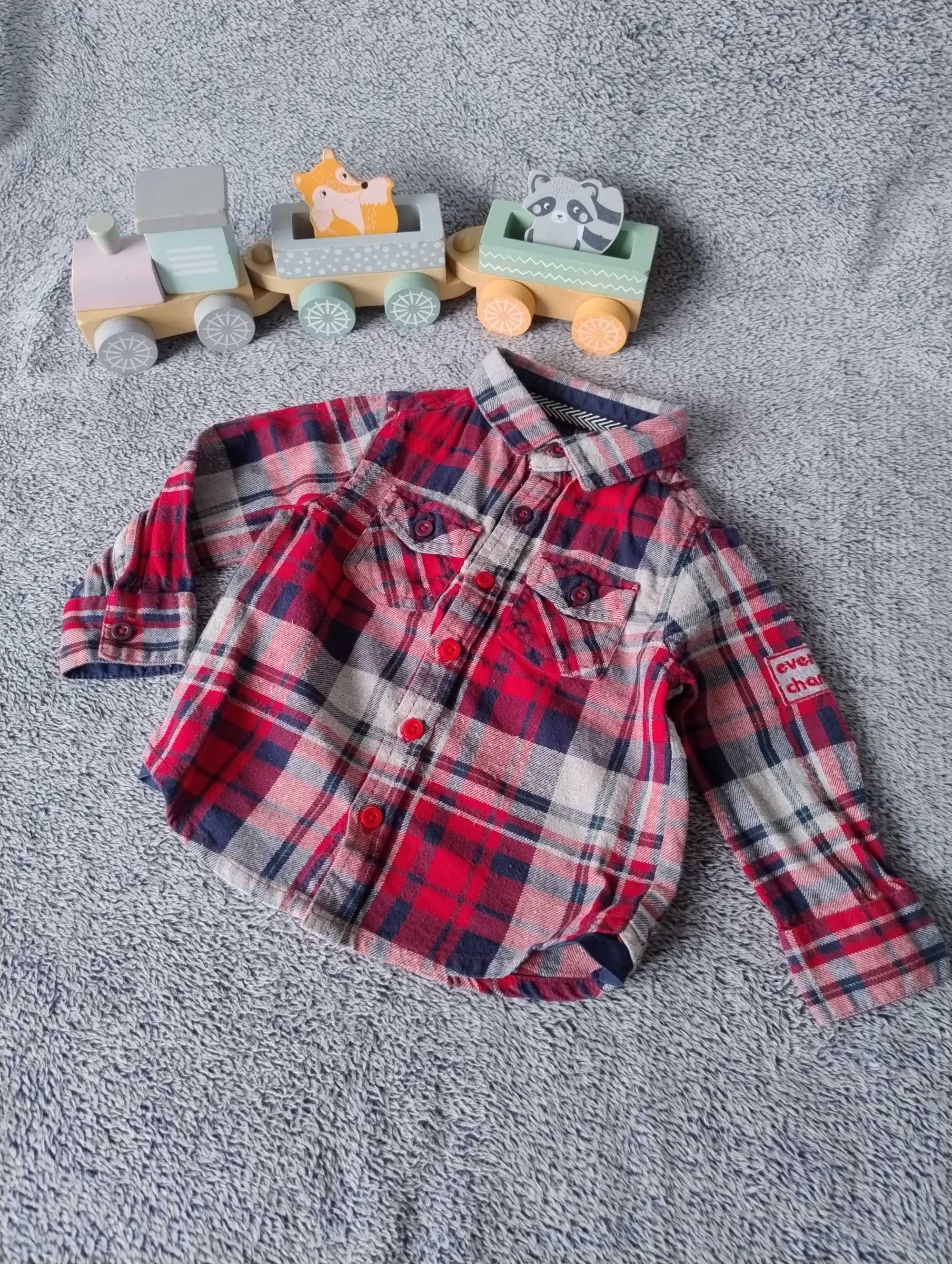Flanelowa koszula w kratkę (Mini Rabel)