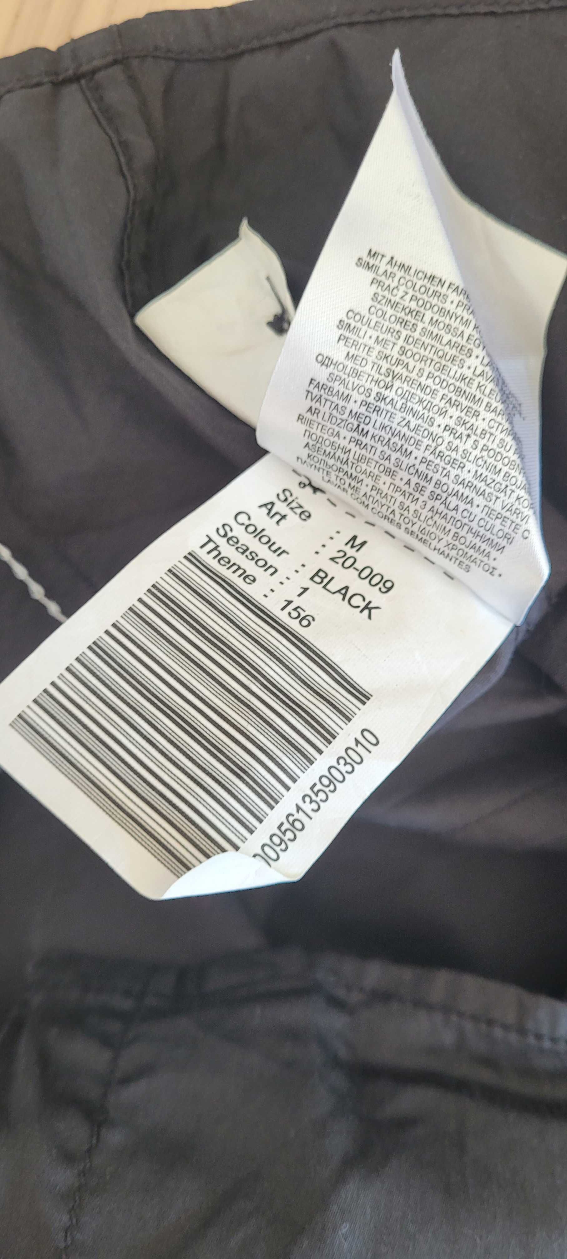 Czarna męska koszula slim fit dopasowana bawełna Smog, r M