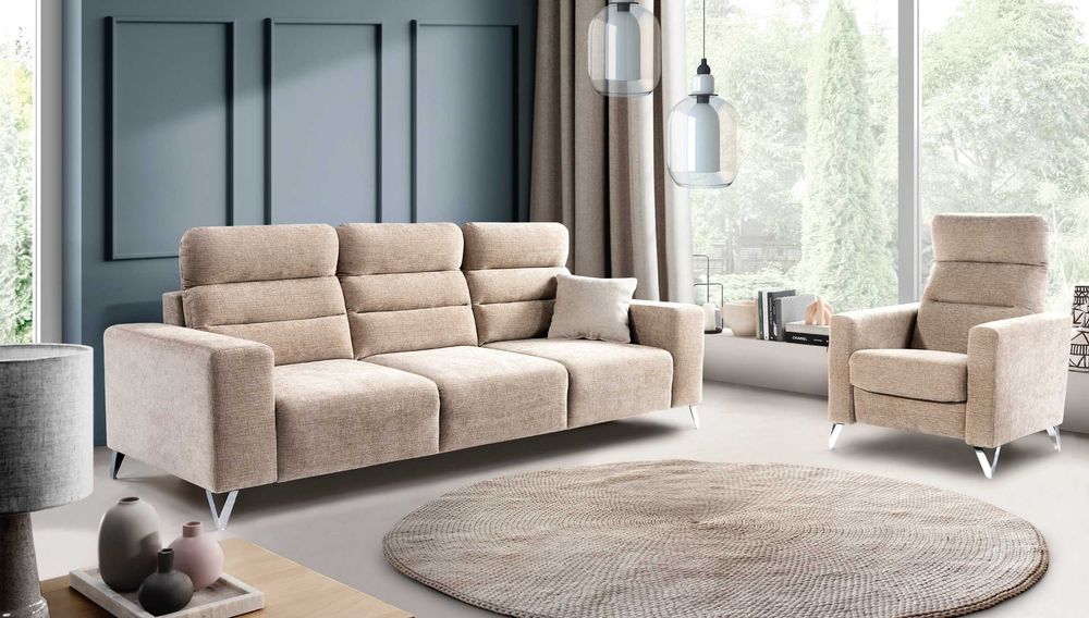 Kanapa HORN Podwójne Sprężyny Kieszeniowe System Puma