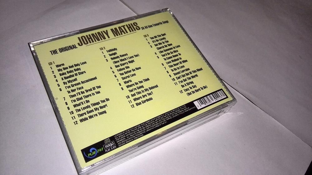 johnny mathis (36 all-time favourite songs) 3 cds