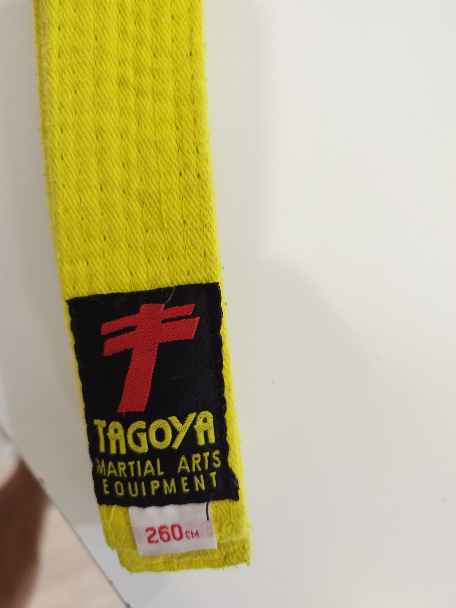 Cinturão amarelo Judo 260cm