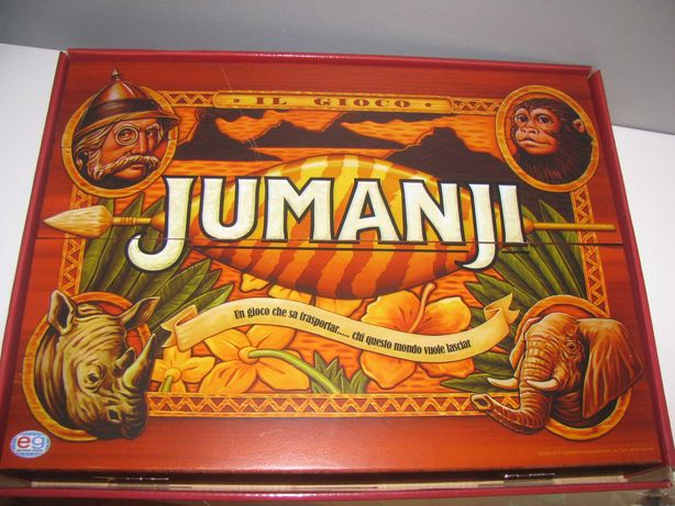Jumanji drewniana wersja gra przygodowa - j. włoski Spin Master