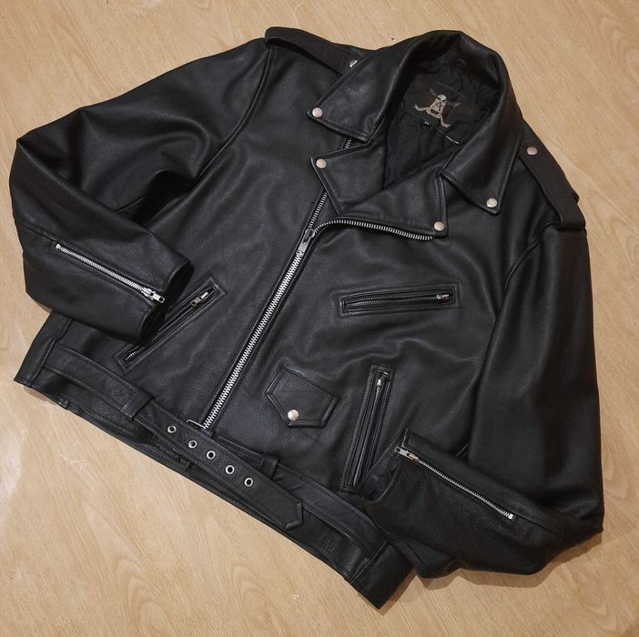 ASHY 1978 куртка-косуха, байкерка с натуральной кожи Оригинал