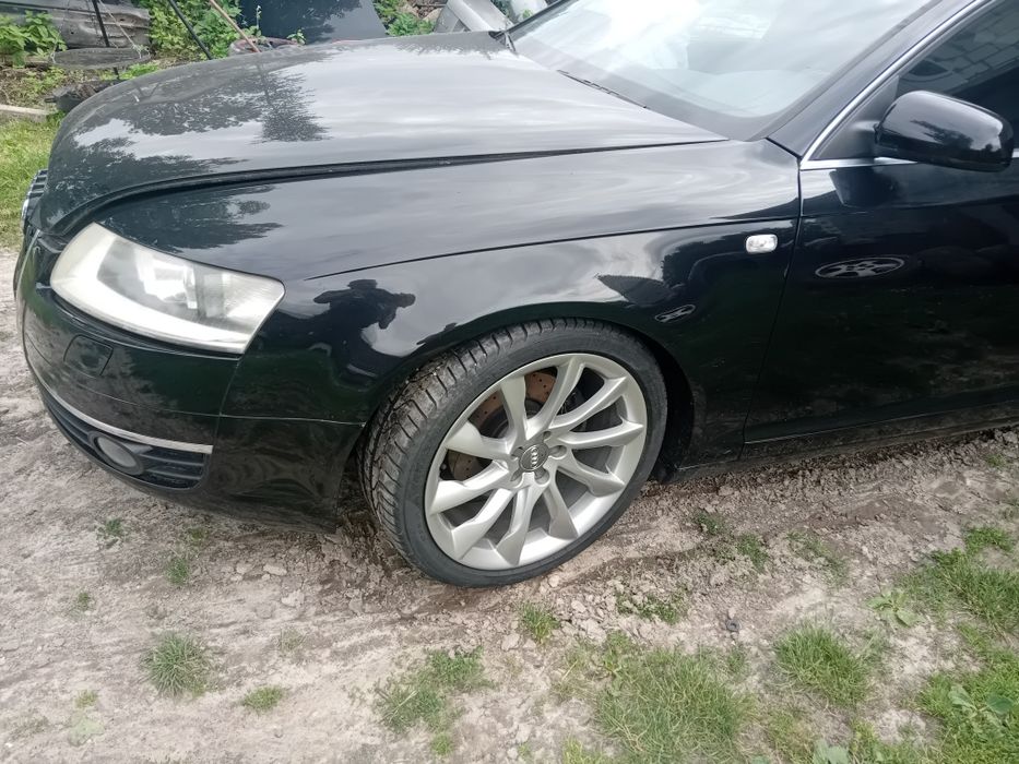 Audi a6 c6 LZ9Y przód maska błotnik zderzak pas przedni bixenon