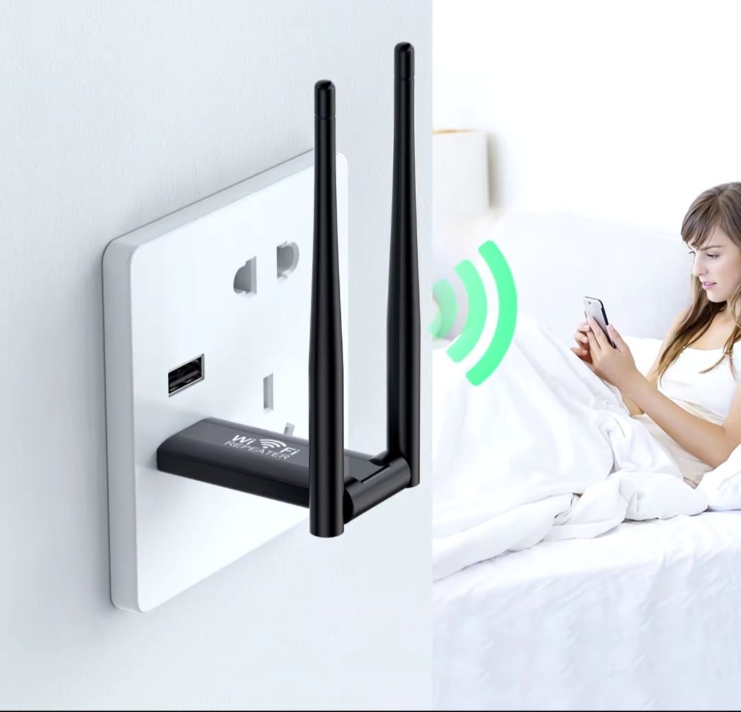 WIFI репітор, ретранслятор сигналу, на 2 антени 300Мбіт/с