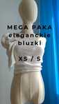 Mega paka eleganckich bluzek S XS