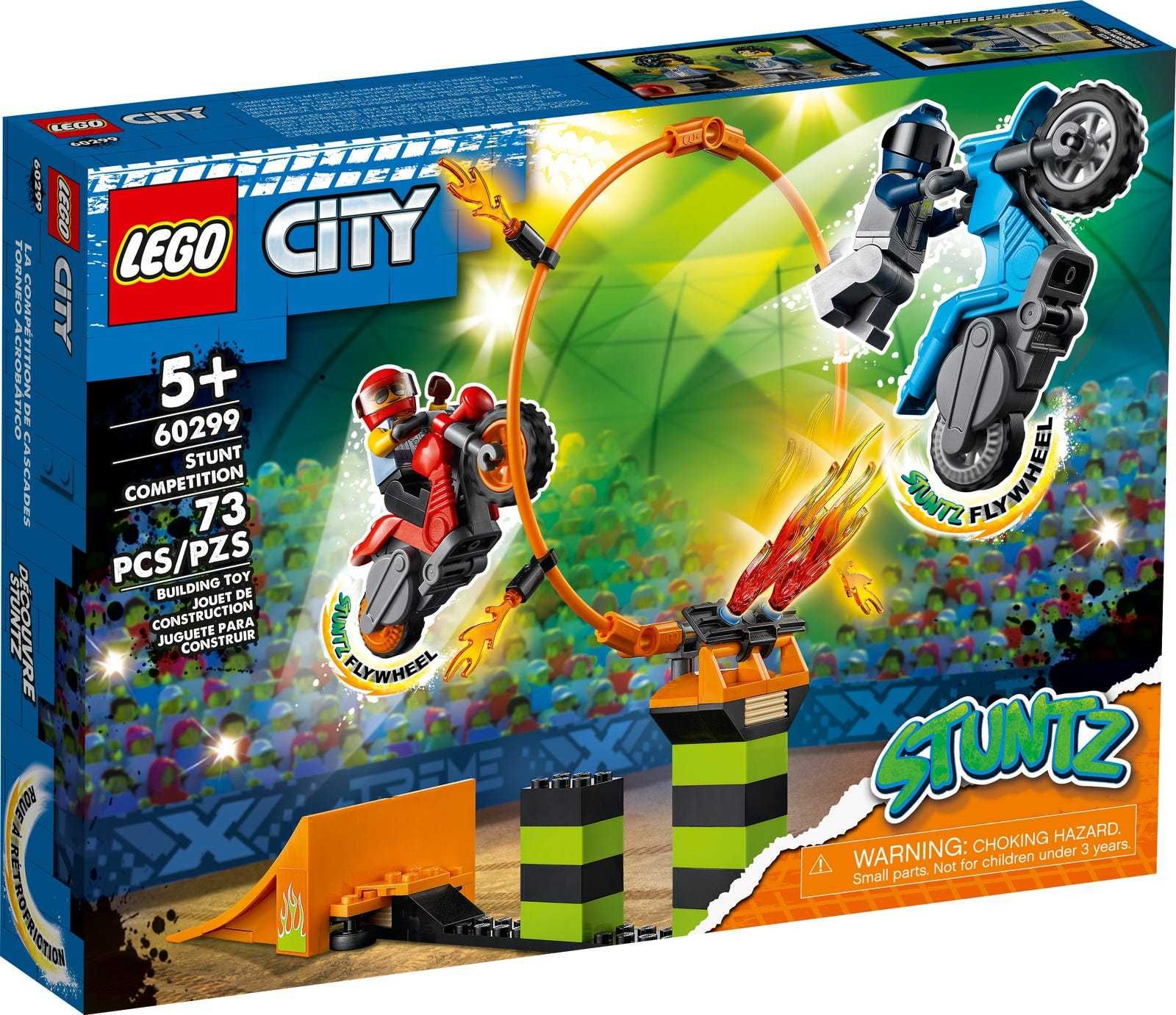 LEGO  60299 City - Konkurs kaskaderski klocki 73 ele. nowe szybko