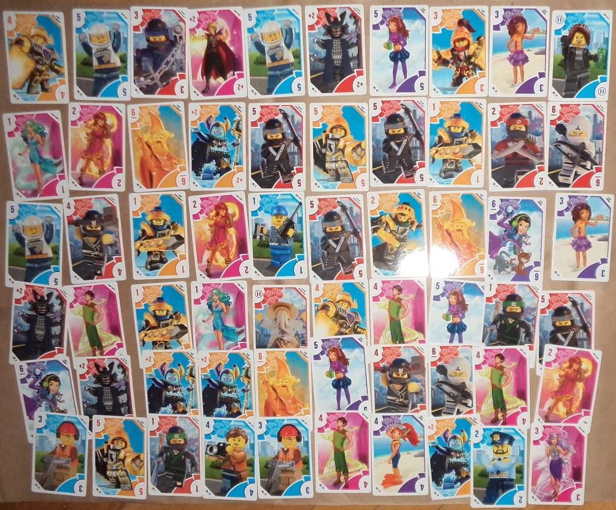 Lego trading cards 64 + 16, toys4us, karty Lego karta, nowe, także 3D