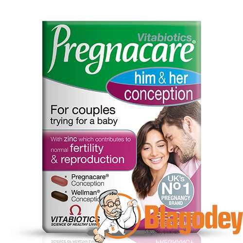 Прегнакеа Він і Вона (Pregnacare Him & Her Conception) №60 Vitabiotics